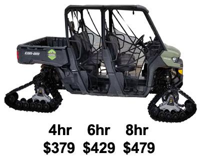 2024 UTV Can-Am 6-Seater With Snow Tracks