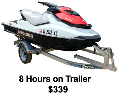 Off-Site Sea-Doo GTX on Trailer